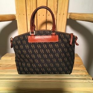 Dooney Jacquard Logo Satchel
